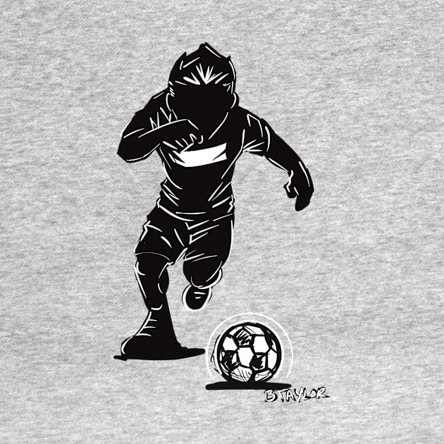 Footballer Sihouette7 by BoldLineImages18